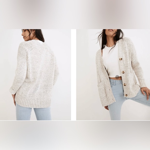 Madewell Buttoned Mainville Cardigan Sweater - Picture 1 of 5